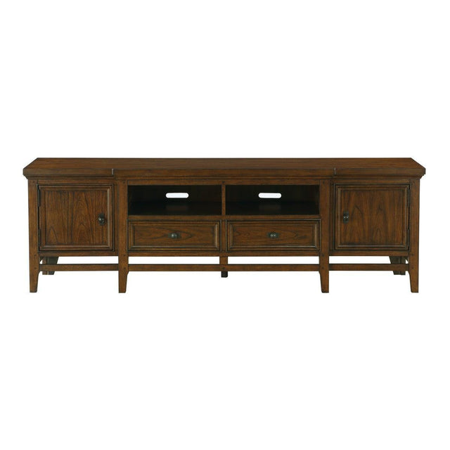 Frazier Park Brown Cherry Modern Contemporary Mindy Veneer, Wood And Engineered Wood Tv Stand - Ella Furniture