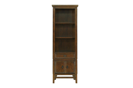 Frazier Park Brown Cherry Traditional Mindy Veneer Wood And Engineered Wood Grain Storage Tv Stand - Ella Furniture