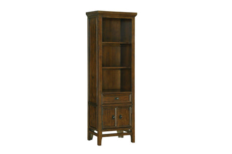 Frazier Park Brown Cherry Traditional Mindy Veneer Wood And Engineered Wood Grain Storage Tv Stand - Ella Furniture