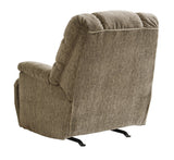 Bridgtrail Taupe Microfiber Recliner - Ella Furniture