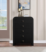 Artisto Black Chest - Ella Furniture