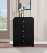 Artisto Black Chest - Ella Furniture