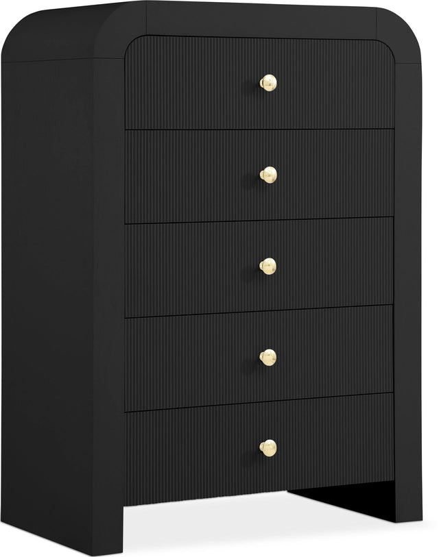 Artisto Black Chest - Ella Furniture