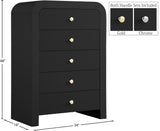 Artisto Black Chest - Ella Furniture