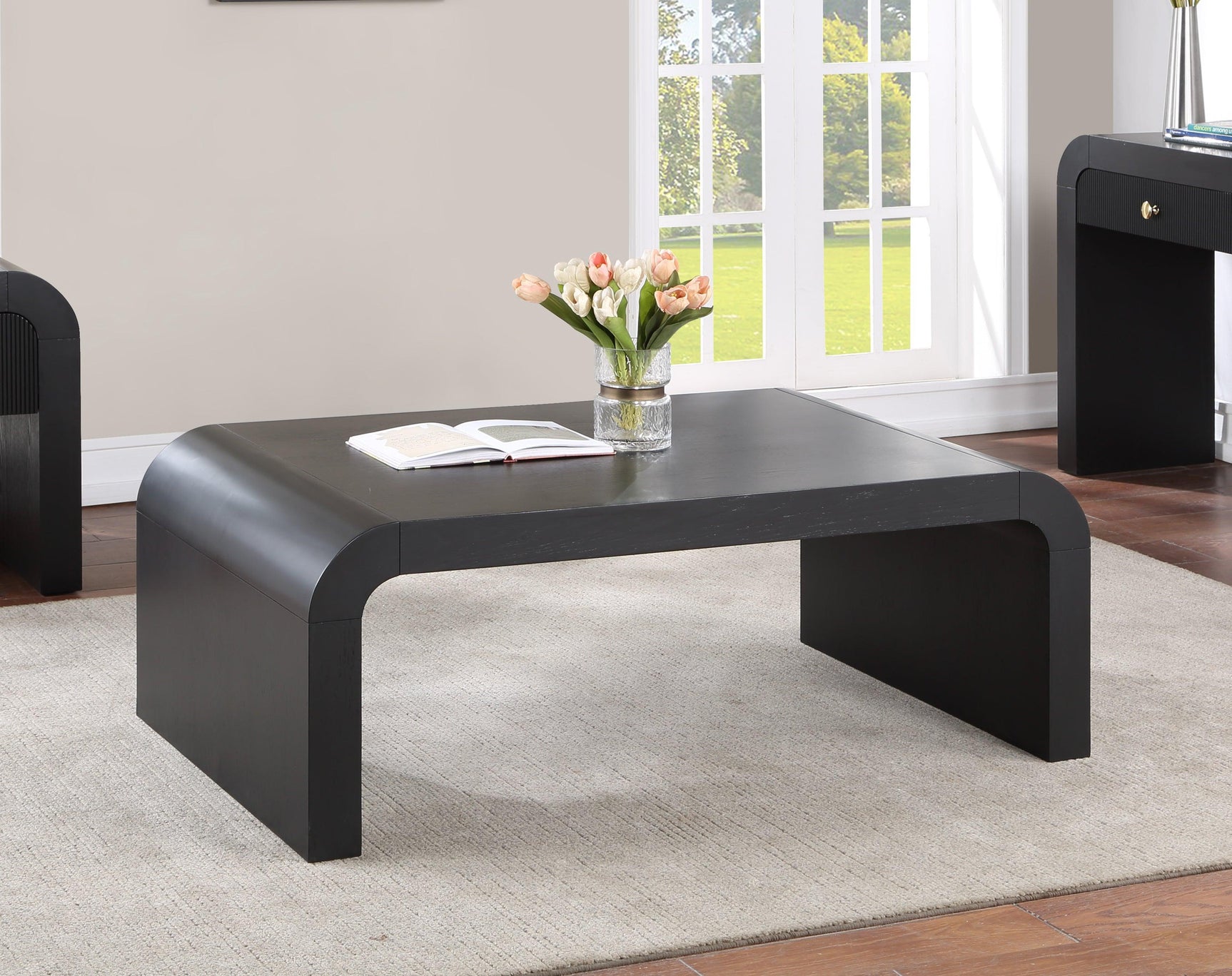 Artisto Black Coffee Table - Ella Furniture