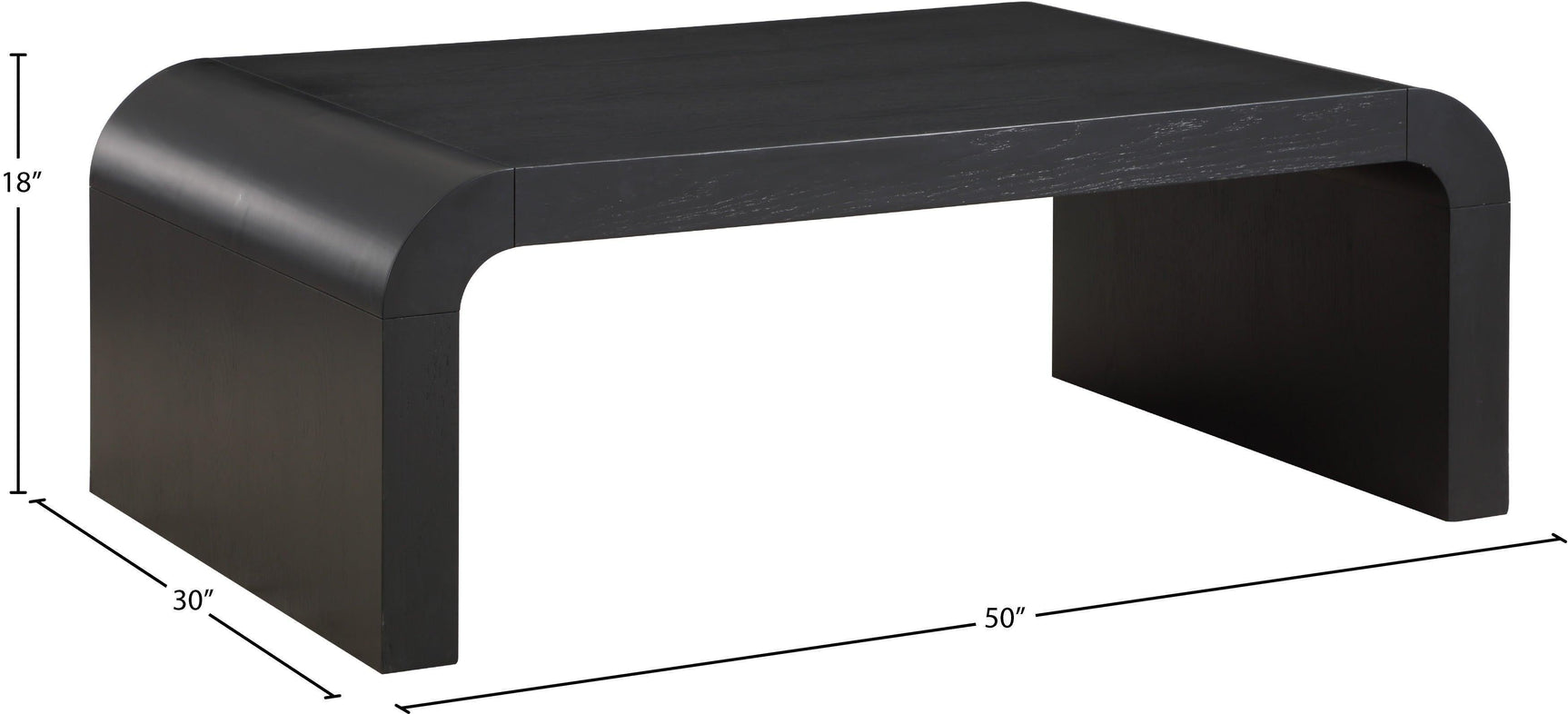 Artisto Black Coffee Table - Ella Furniture