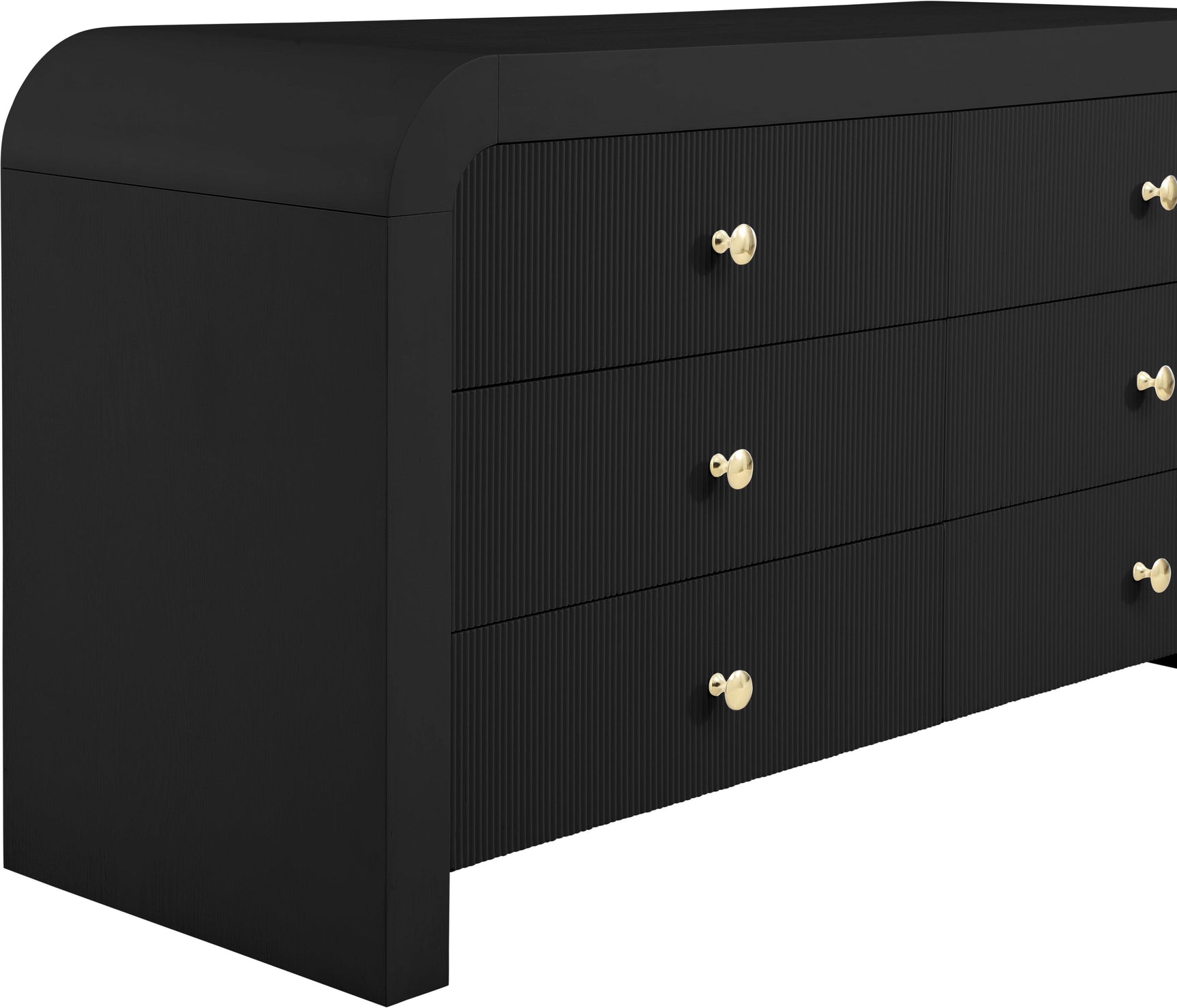 Artisto Black Dresser - Ella Furniture