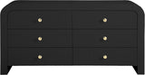 Artisto Black Dresser - Ella Furniture