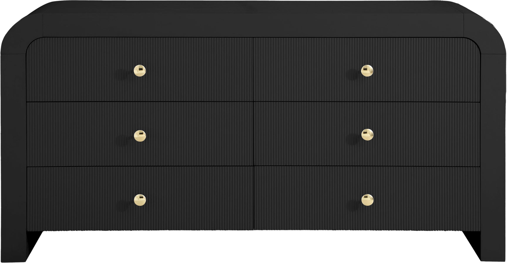 Artisto Black Dresser - Ella Furniture