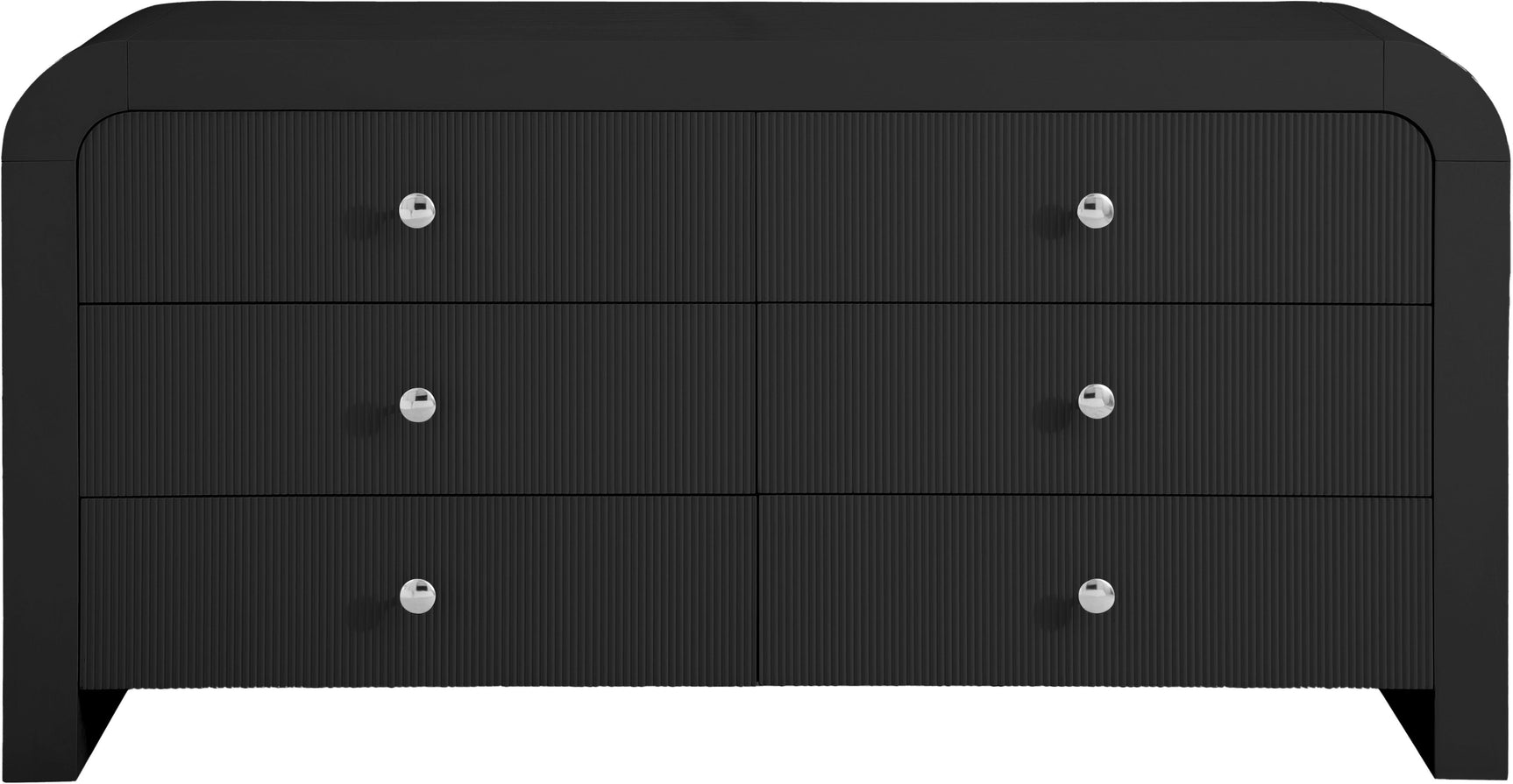 Artisto Black Dresser - Ella Furniture