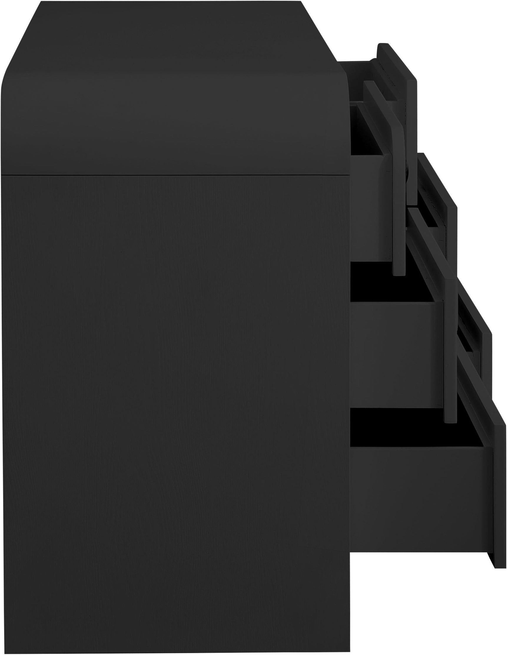 Artisto Black Dresser - Ella Furniture