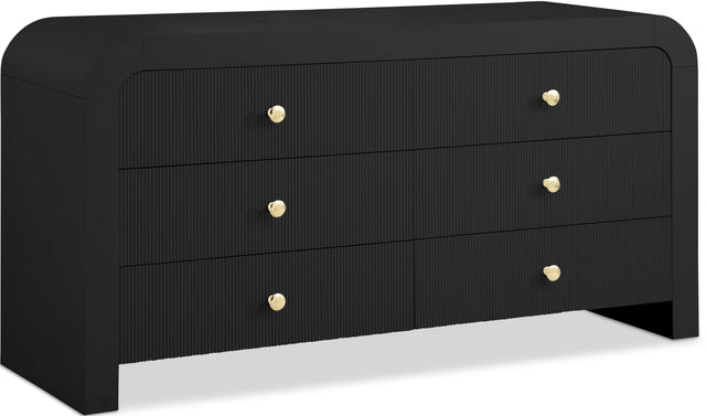 Artisto Black Dresser - Ella Furniture