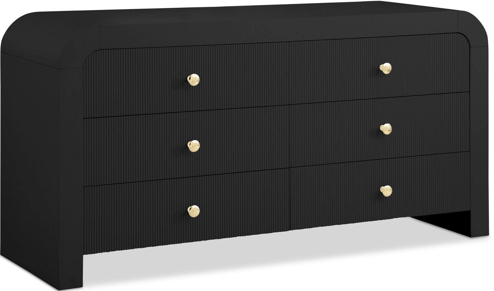 Artisto Black Dresser - Ella Furniture