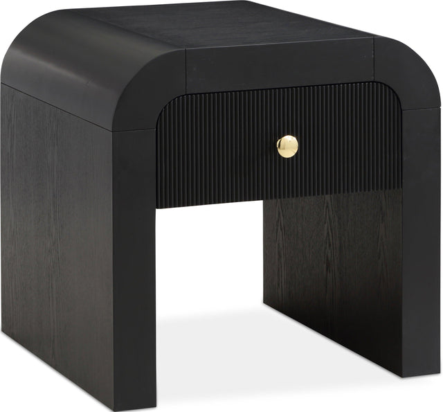 Artisto Black End Table - Ella Furniture