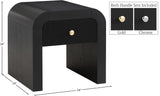 Artisto Black End Table - Ella Furniture