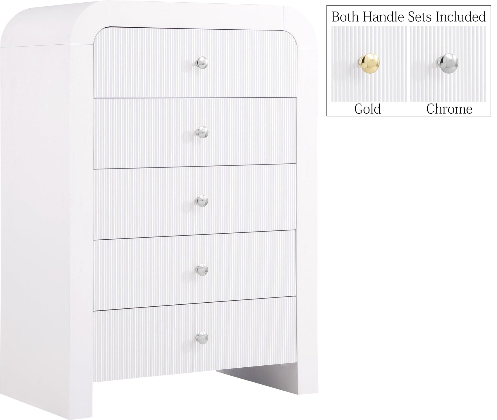 Artisto White Chest - Ella Furniture