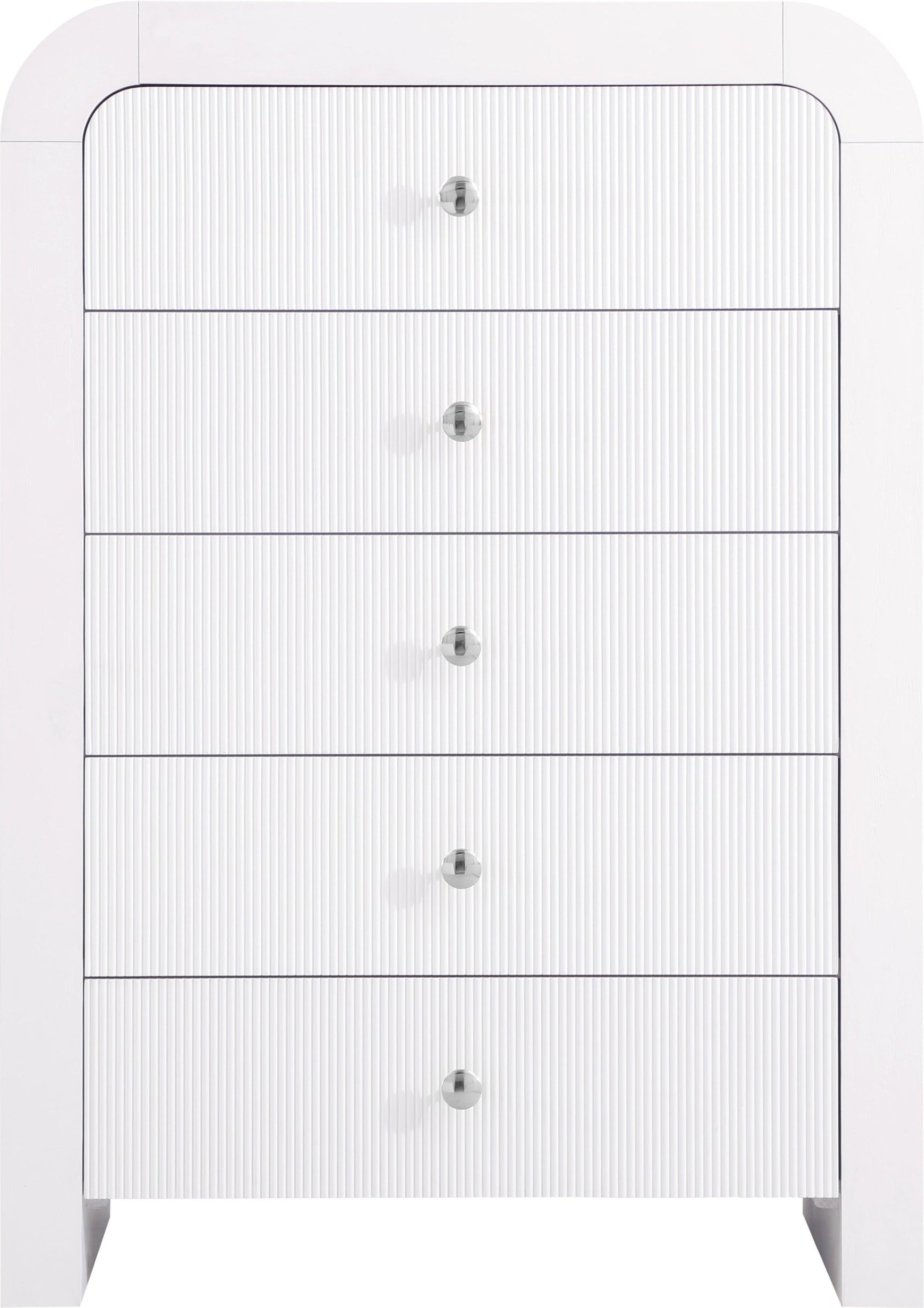 Artisto White Chest - Ella Furniture
