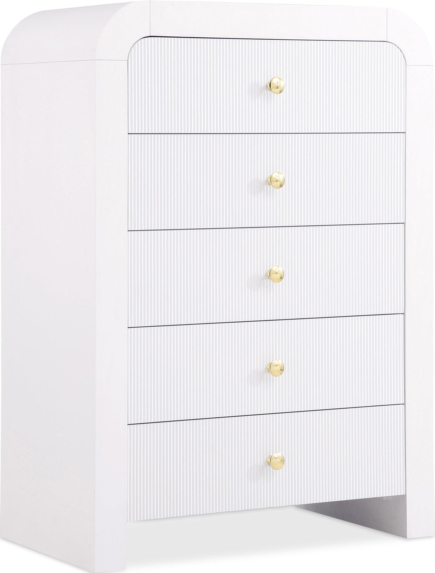 Artisto White Chest - Ella Furniture