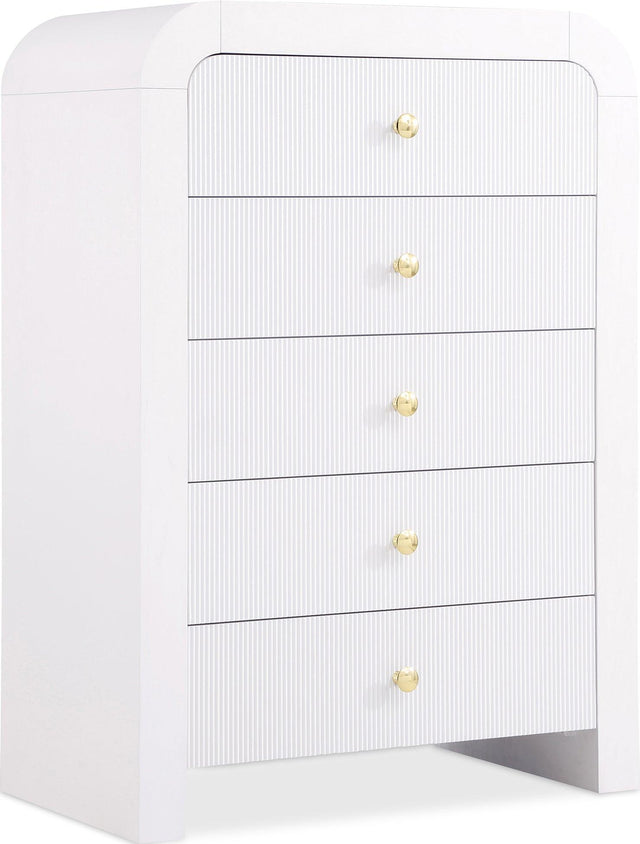 Artisto White Chest - Ella Furniture