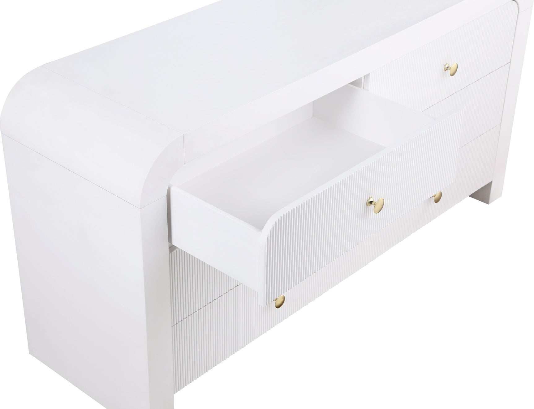 Artisto White Dresser - Ella Furniture