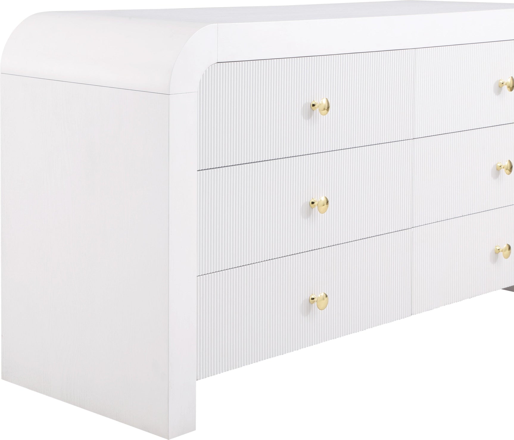 Artisto White Dresser - Ella Furniture