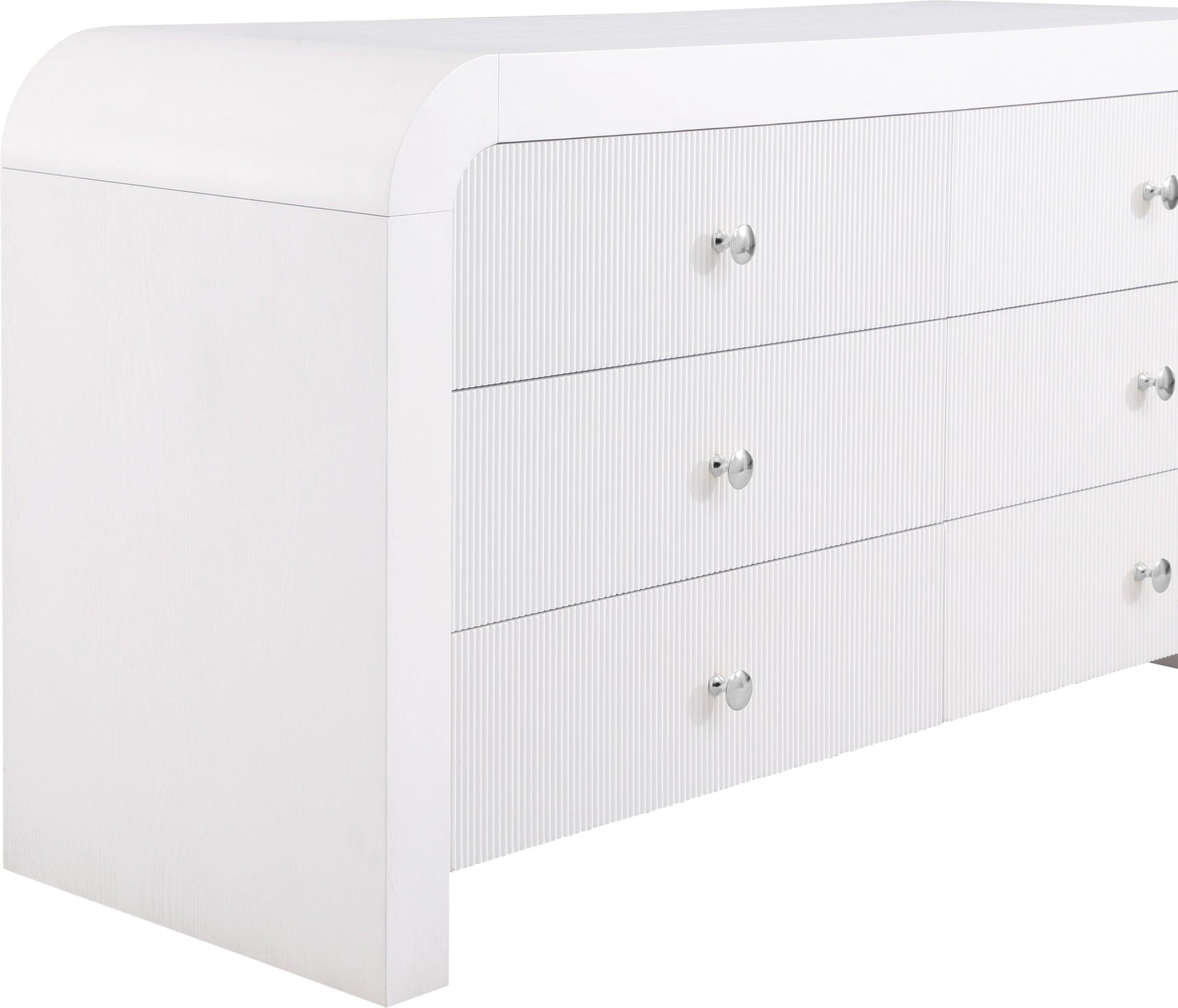 Artisto White Dresser - Ella Furniture