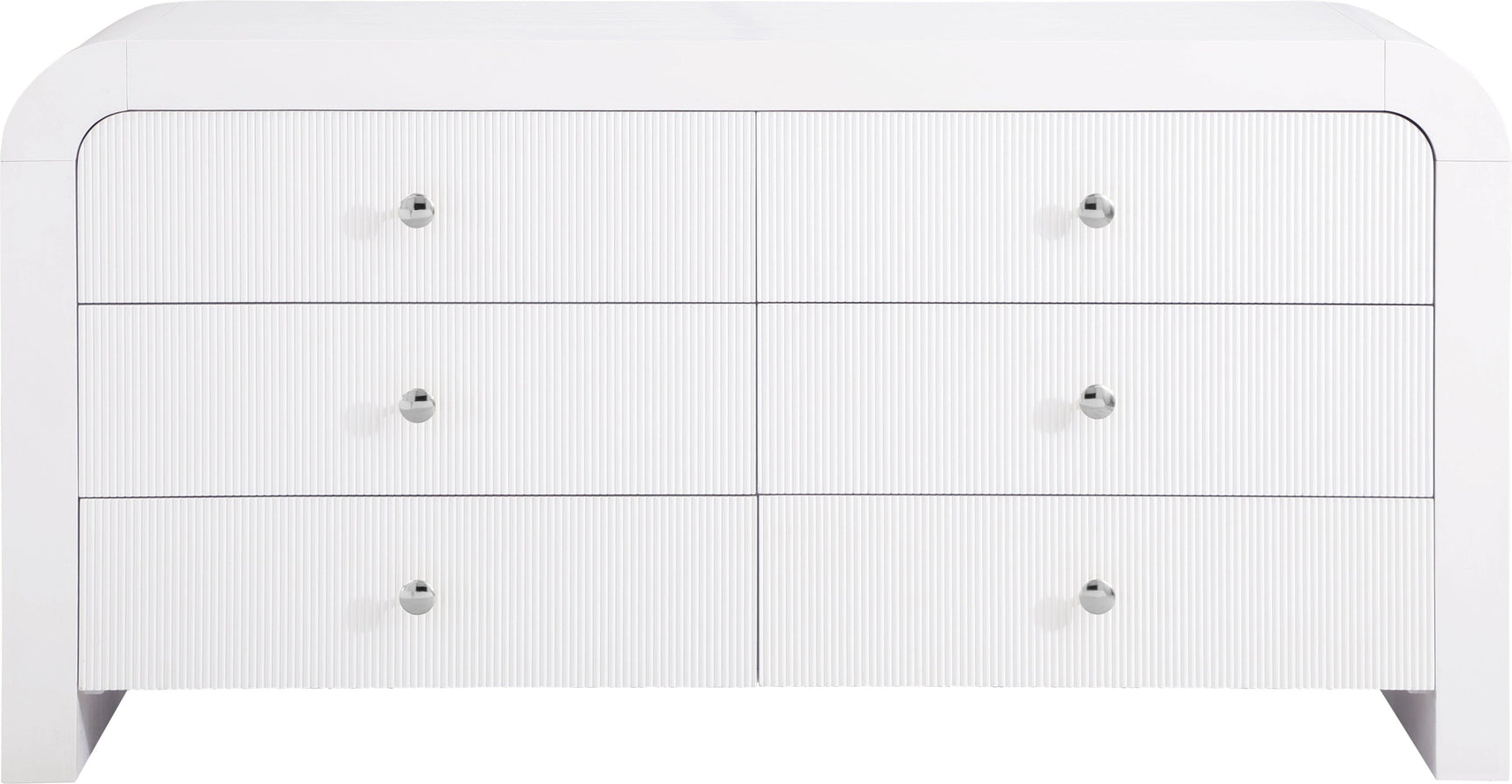 Artisto White Dresser - Ella Furniture