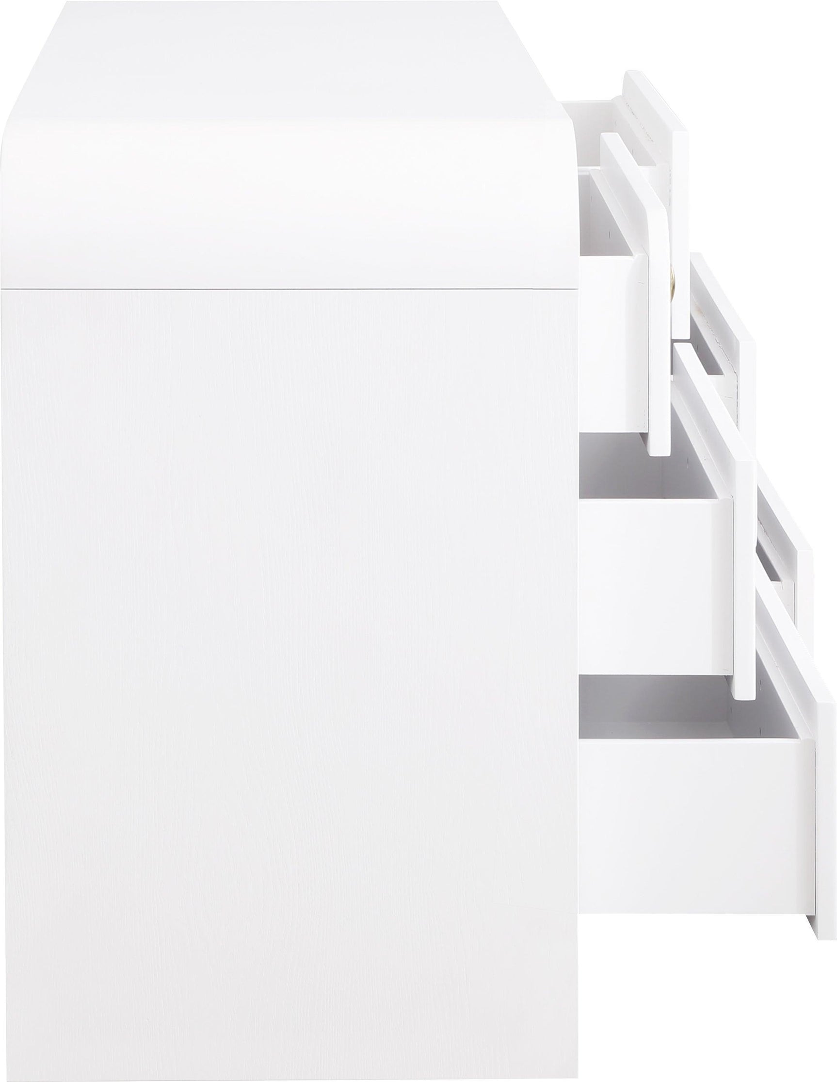 Artisto White Dresser - Ella Furniture