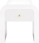 Artisto White End Table - Ella Furniture