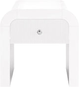 Artisto White End Table - Ella Furniture