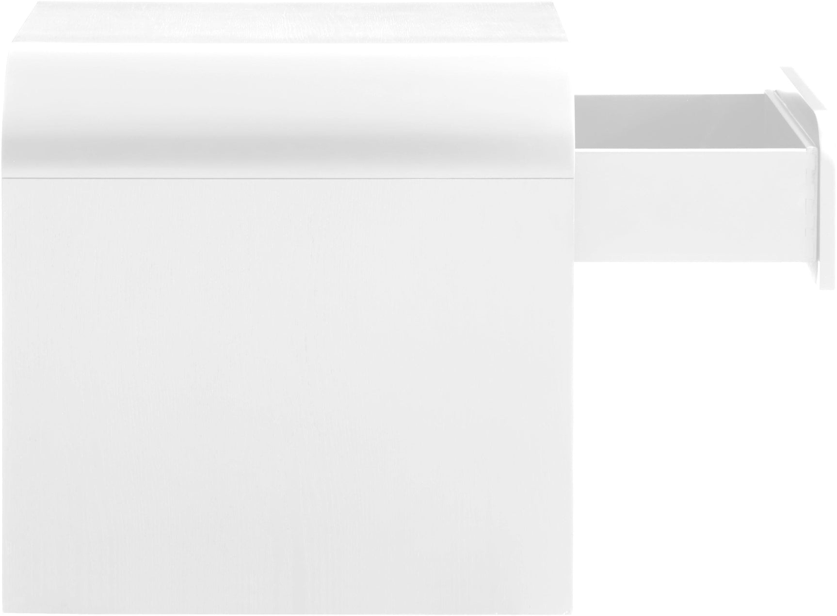 Artisto White End Table - Ella Furniture