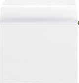 Artisto White End Table - Ella Furniture