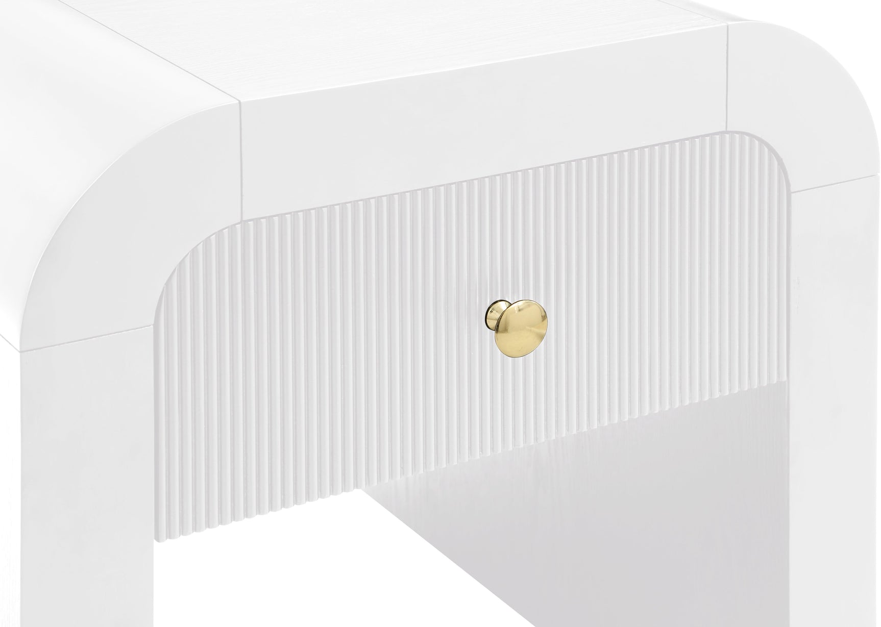 Artisto White End Table - Ella Furniture