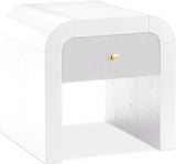 Artisto White End Table - Ella Furniture