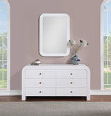 Artisto White Mirror - Ella Furniture