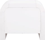 Artisto White Nightstand - Ella Furniture