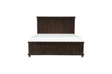 Cardano Driftwood Charcoal Modern Contemporary Acacia Solid Wood Panel Bedroom Set - Ella Furniture
