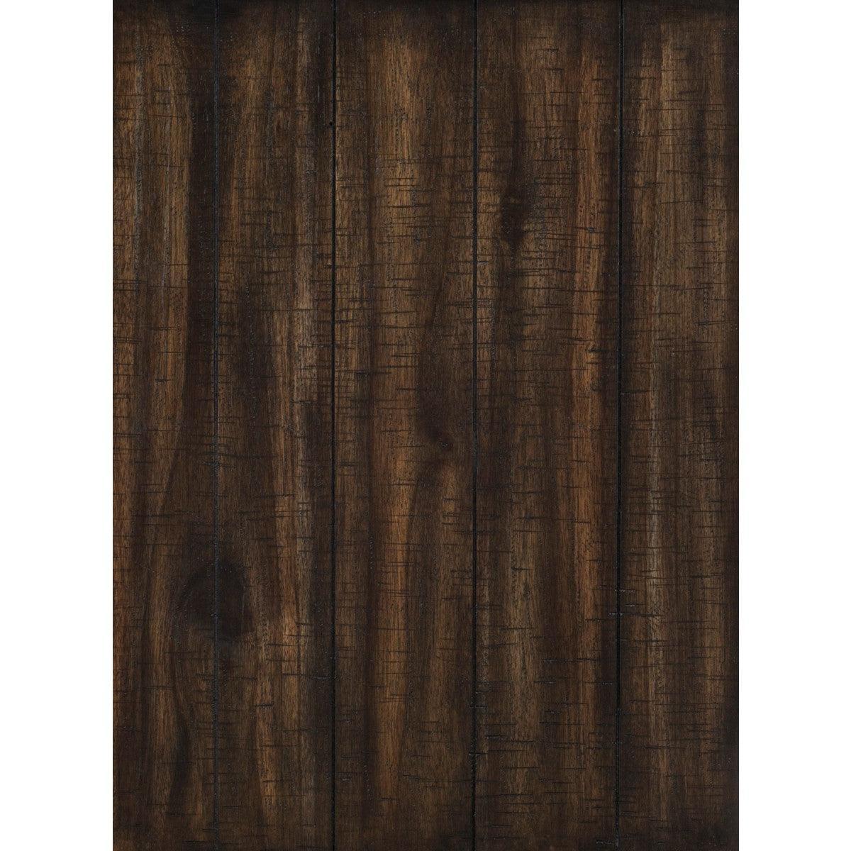 Cardano Driftwood Charcoal Modern Transitional Acacia Veneer Wood, Engineered Wood King Panel Bed - Ella Furniture