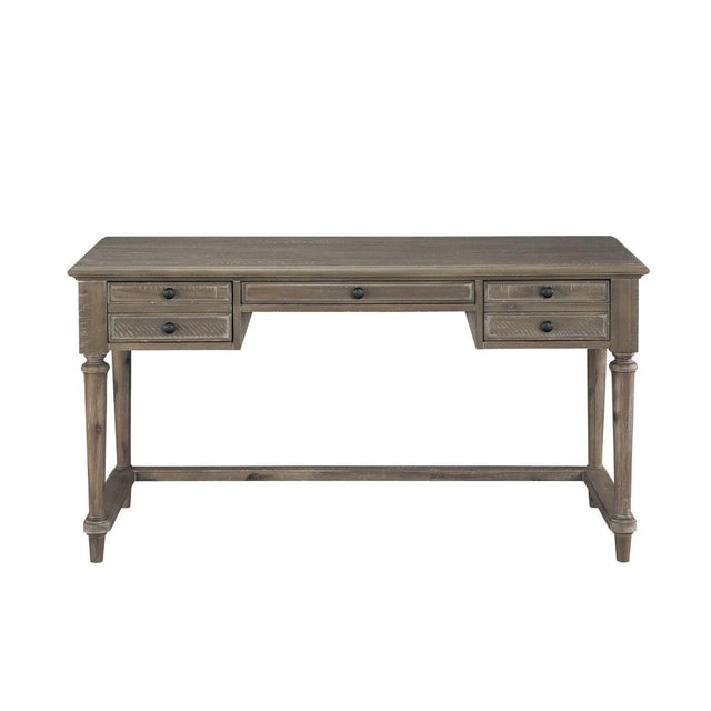 Cardano Light Brown Driftwood Transitional Acacia Veneer, Wood And Engineered Wood Writing Desk - Ella Furniture