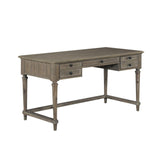 Cardano Driftwood Light Brown Traditional Acacia Veneer Wood And Engineered Wood Writing Desk - Ella Furniture