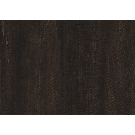 Ellendale Rustic Mahogany And Dark Ebony Embossed Modern Wood, Engineered Wood Youth Twin Panel Bed - Ella Furniture