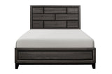 Davi Nickel Wood Modern Sleek Contemporary Solid Wood Platform Bedroom Set - Ella Furniture