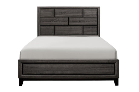 Davi Nickel Wood Modern Sleek Contemporary Solid Wood Platform Bedroom Set - Ella Furniture