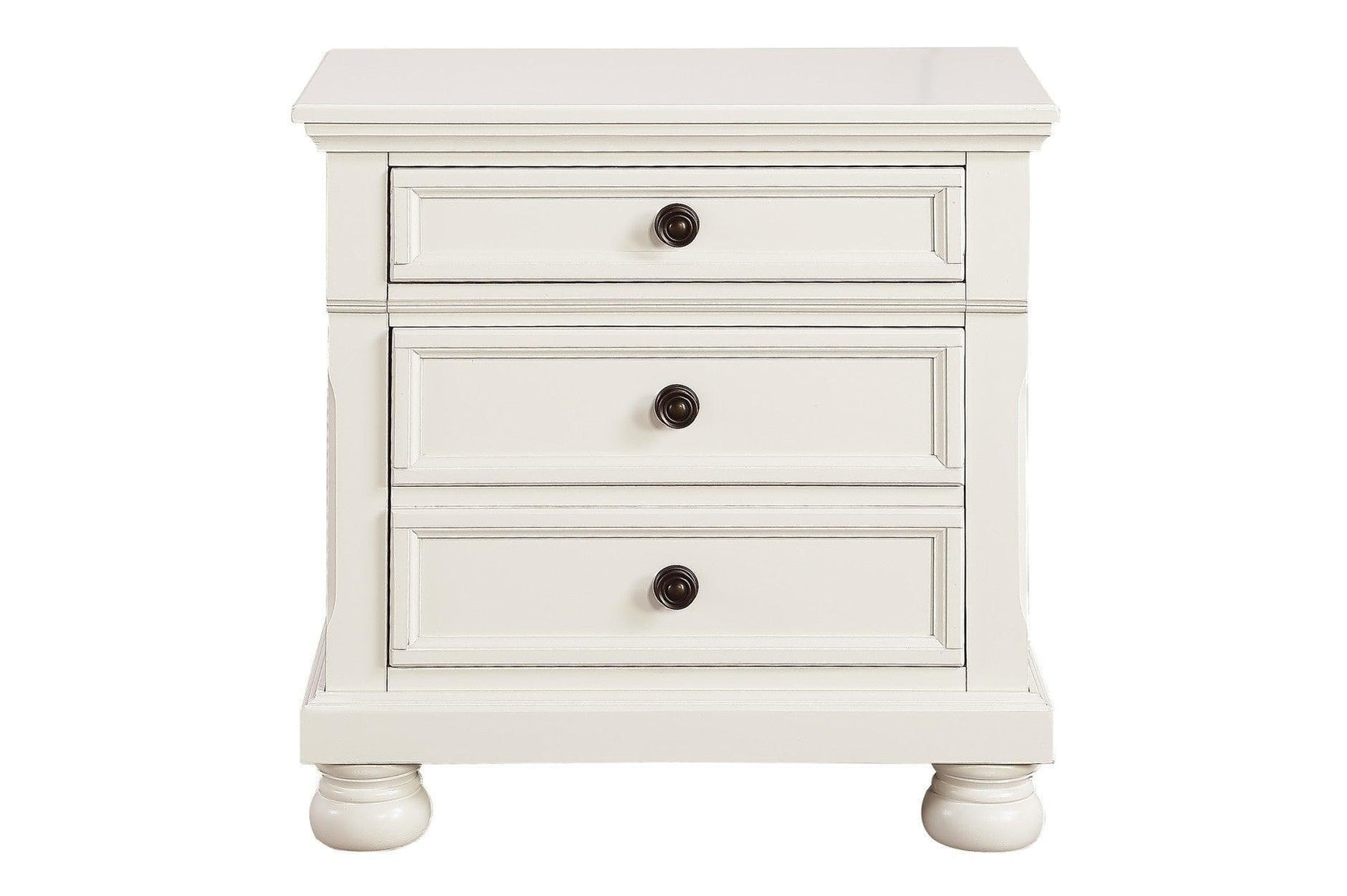 Laurelin White Modern Contemporary Transitional Solid Wood Sleigh Storage Bedroom Set - Ella Furniture