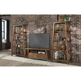 Holverson Rustic Brown And Gunmetal Modern Sleek Acacia Veneer, Wood And Engineered Wood Tv Stand - Ella Furniture