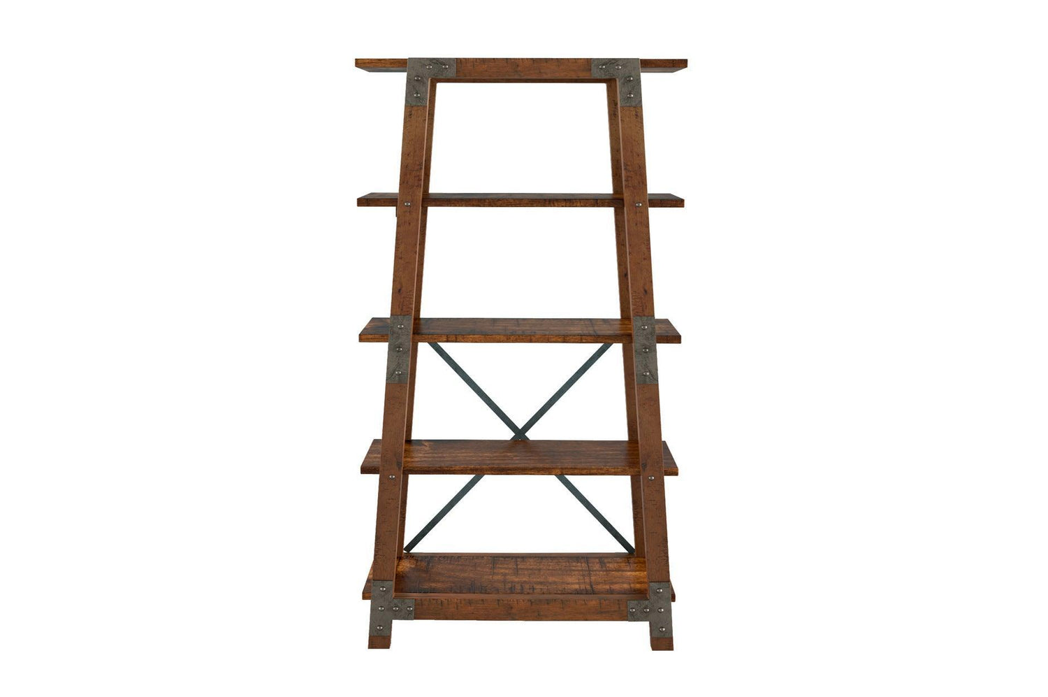 Holverson Gunmetal Modern Contemporary Industrial Solid Wood And Metal Storage Tv Stand - Ella Furniture
