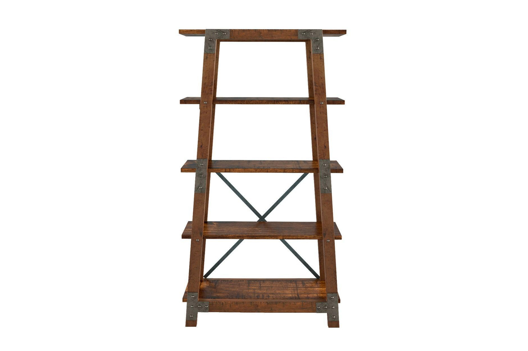Holverson Gunmetal Modern Contemporary Industrial Solid Wood And Metal Storage Tv Stand - Ella Furniture