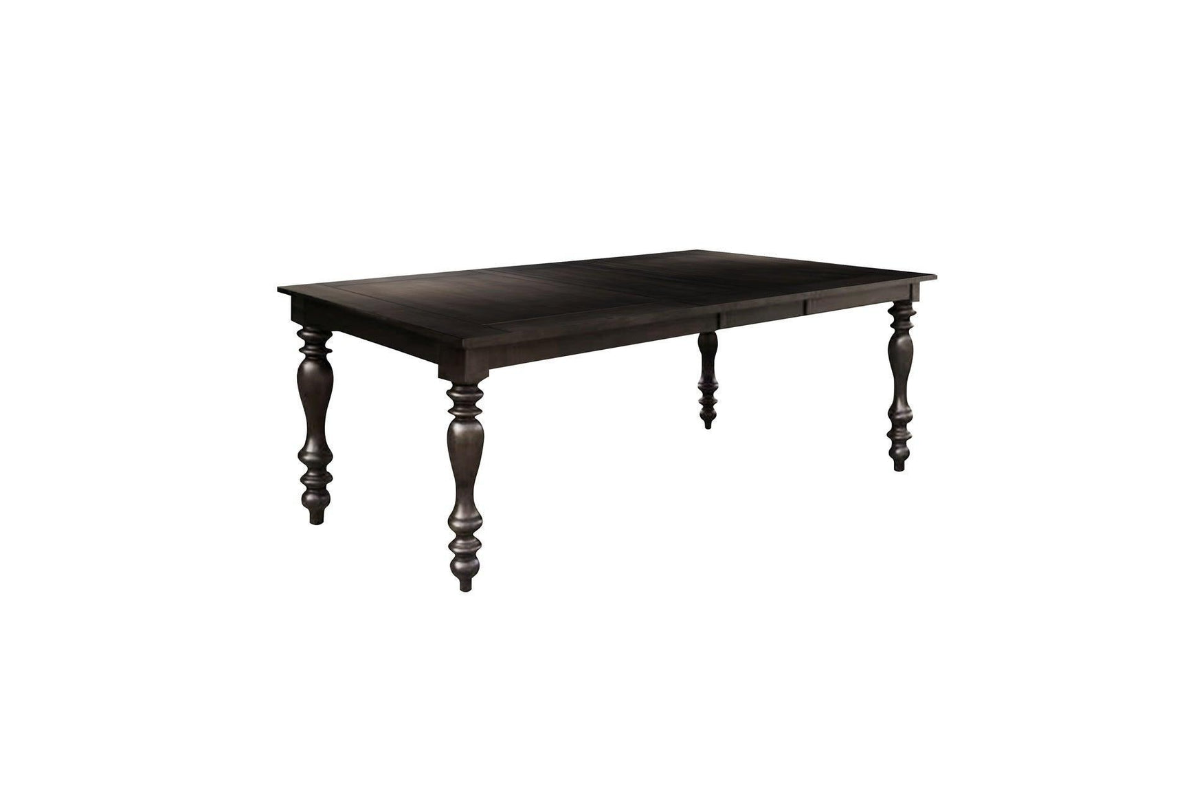 Begonia Grayish Brown Finish Solid Wood Fabric Upholstery Seat Rectangular Dining Room Set - Ella Furniture