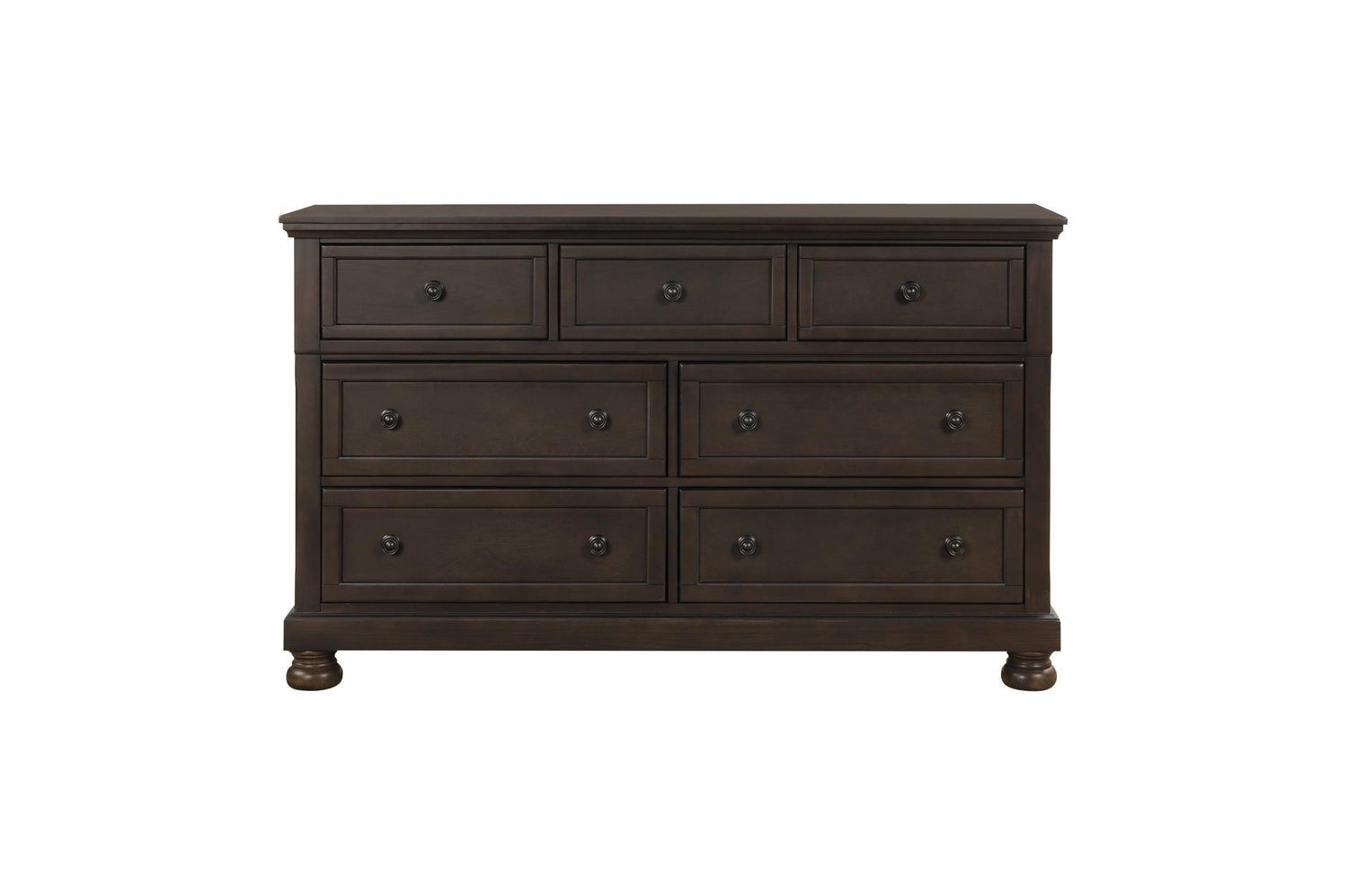 Begonia Graynish Brown Modern Contemporary Transitional Solid Wood Storage Sleigh Bedroom Set - Ella Furniture