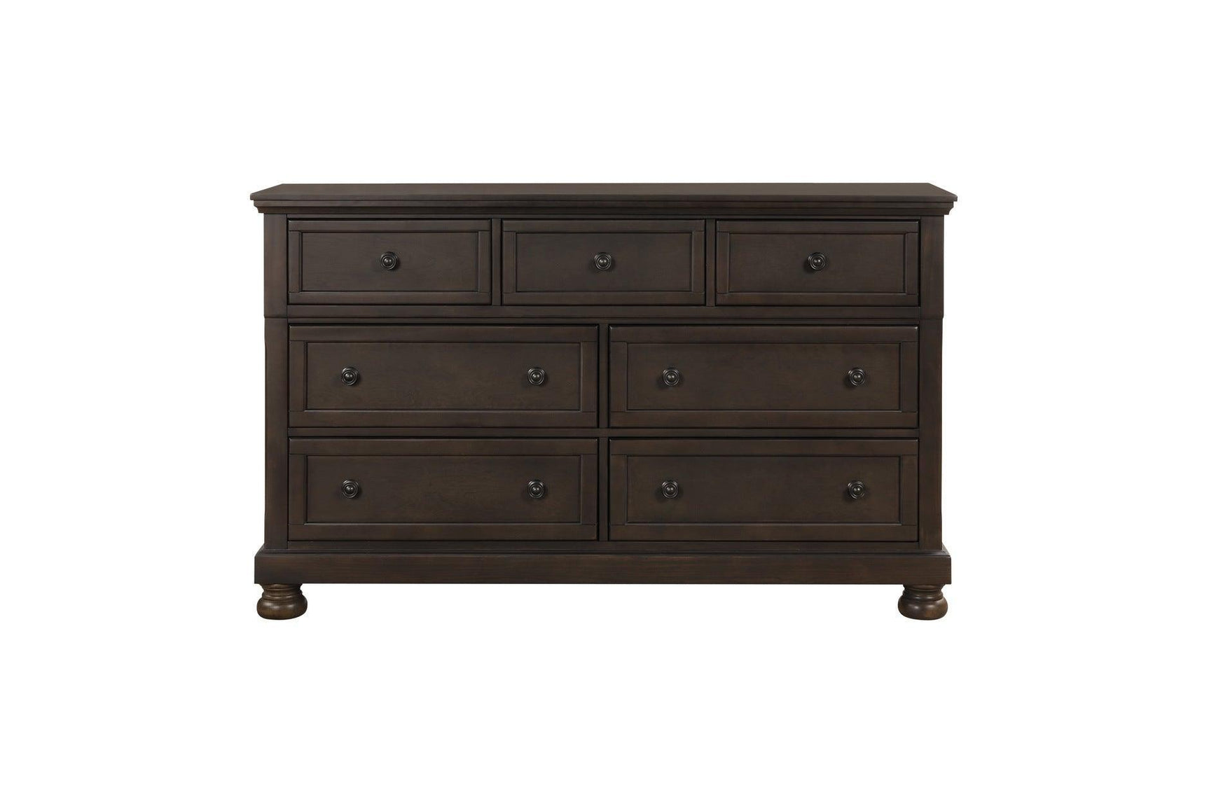 Begonia Graynish Brown Modern Contemporary Transitional Solid Wood Storage Sleigh Bedroom Set - Ella Furniture